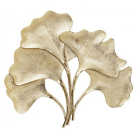 Dekorace na zeď Ginkgo - zlatá, velká