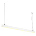 SLV BIG WHITE Q-LINE DALI SINGLE LED závěsné svítidlo, stmívatelné, 1 500 mm, bílé 1001310