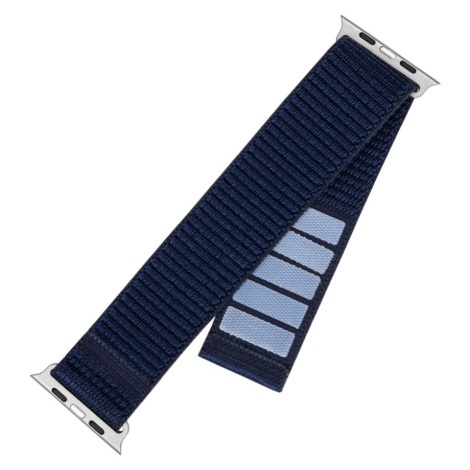 Nylonový řemínek FIXED Nylon Sporty Strap pro Apple Watch Ultra 49mm, tmavě modrá