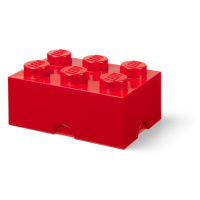 Lego® úložný box 375x250x180 červený