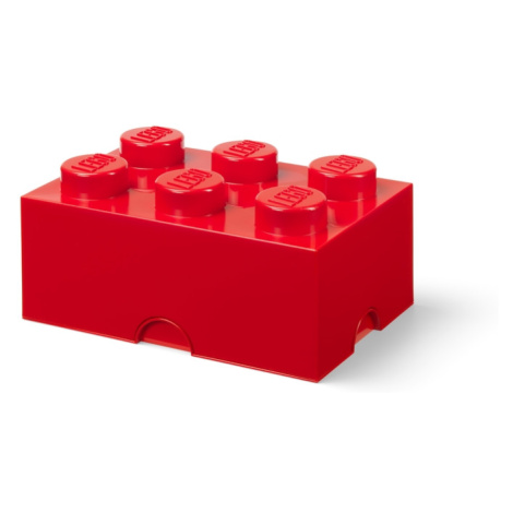 Lego® úložný box 375x250x180 červený