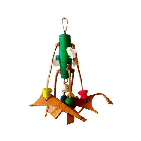 Terra International Dřevěná hračka s velkými kůžemi 27 × 12 cm