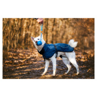 Vsepropejska Maka zimní bunda pro psa Barva: Modrá, Délka zad (cm): 50, Obvod hrudníku: 70 - 76 
