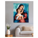 Malování podle čísel - MALÝ JEŽÍŠ Rozměr: 40x50 cm, Rámování: vypnuté plátno na rám