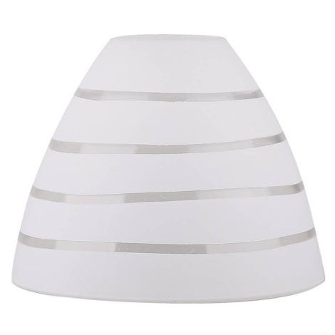 Stínidlo z mléčného skla E27 s pruhy pro lampy Uli CANDELLUX