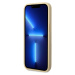 Guess PC/TPU Glitter Flakes Metal Logo kryt iPhone 14 Plus zlatý