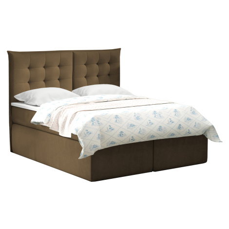 Eka Kontinentální čalouněná postel Soft - Cassablanca (90x200 cm) Barva látky Trinity: (2304) Bé