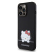 Hello Kitty Liquid Silicone Daydreaming Logo kryt iPhone 13 Pro černý