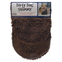Karlie Dirty Dog Shammy ručník, 80 × 35 cm braun