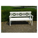 Dřevěná lavička, d x v 1525 x 870 mm, bílá