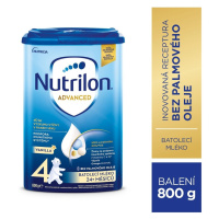 NUTRILON 4 Vanilla batolecí mléko 800 g, 24+