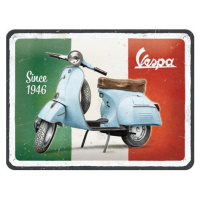 Plechová cedule Vespa - 1946, 20 × 15 cm