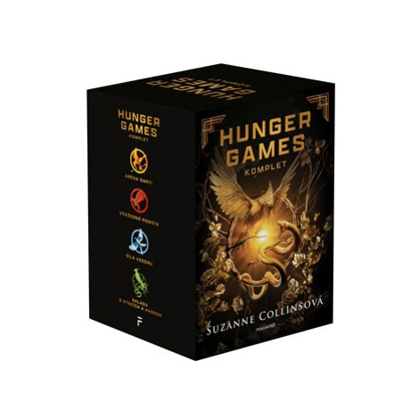 HUNGER GAMES – komplet, 1.-4.díl - box | Suzanne Collinsová, Zdík Dušek