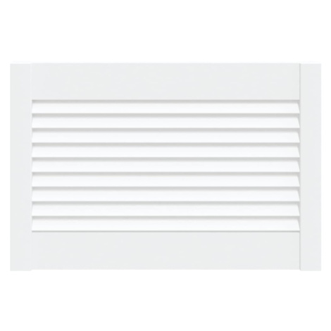 vidaXL Nábytková dvířka lamelový design bílá 39,5 x 59,4 cm borovice