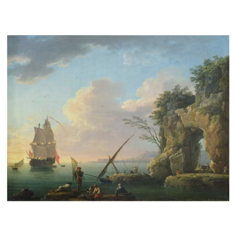 Claude Joseph Vernet - Obrazová reprodukce Seascape, 1748, (40 x 30 cm)