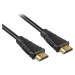 PremiumCord HDMI High Speed + Ethernet kabel, zlacené konektory, 1.5m