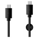 Fixed datový a nabíjecí kabel, USB-C -> USB-C, podpora PD, 60 W, délka 1 m, černá