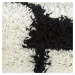 Ayyildiz koberce Dětský kusový koberec Fun 6001 black - 120x120 (průměr) kruh cm