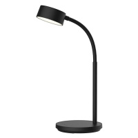 Solight LED stolní lampička, 4,5W, 300lm, 3CCT, černá, podstavec