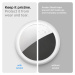 Spigen AirSkin Shield HD 4 Pack ochranná fólie Apple AirTag čirá