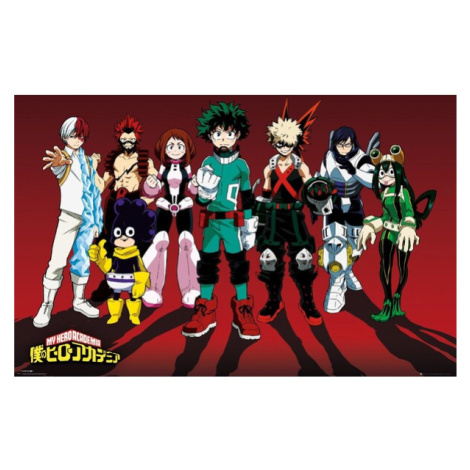 Plakát My Hero Academia - Line Up (78) Europosters