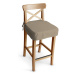 Dekoria Sedák na židli IKEA Ingolf - barová, béžová, barová židle Ingolf, Quadro, 136-09
