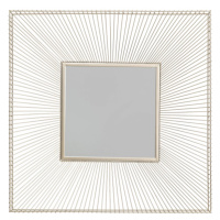 KARE Design Zrcadlo Dimension - champagne, 91x91cm