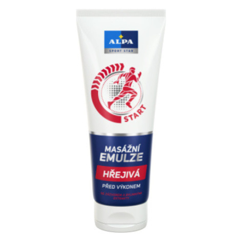 Alpa Sport Star Start hřejivá masážní emulze před výkonem, 210 ml