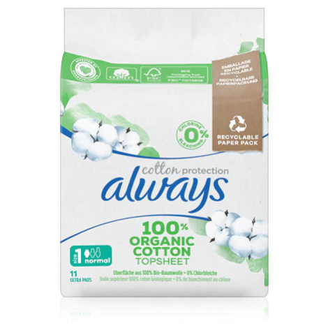 Always Cotton Protect Ultra Normal vložky vel.1 11ks