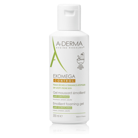 A-derma Exomega Control Zvláč.pěnivý Gel 200ml