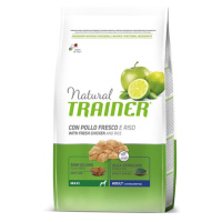 Natural Trainer Maxi čerstvé kuře granule 12 kg