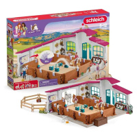 Schleich 42639 jezdecká aréna pro koně s jezdci a koňmi