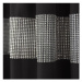 Dekorační závěs se zirkony s řasící páskou AURORA černá 145x250 cm (cena za 1 kus) MyBestHome