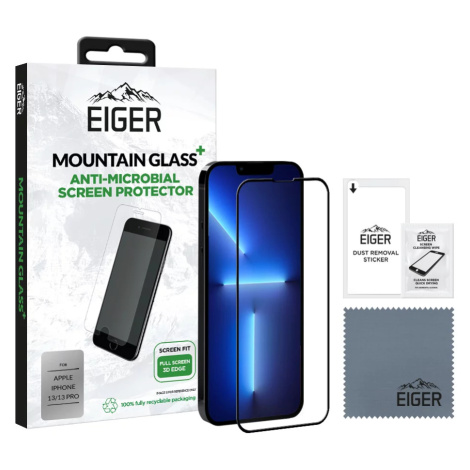 Ochranné sklo Eiger Mountain Glass+ 3D Screen Protector for Apple iPhone 13/Apple iPhone 13 Pro  Eiger Glass