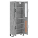 vidaXL Skříň highboard betonově šedá 69,5x34x180 cm kompozitní dřevo