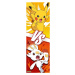 Plakát, Obraz - Pokemon - Pikachu and Scorbunny, (53 x 158 cm)