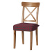 Dekoria Sedák na židli IKEA Ingolf, kostka červená/zelená, židle Inglof, Quadro, 126-29
