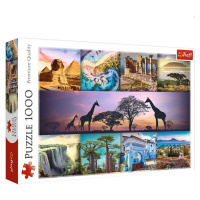TREFL - Puzzle 1000 - Koláž - Afrika