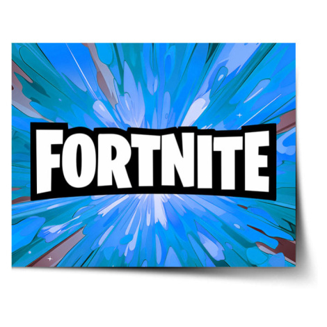 Sablio Plakát FORTNITE modrá - 90x60 cm