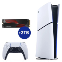 PlayStation 5 Digital Edition (verze slim) + 2TB SSD