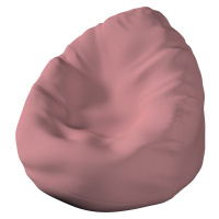 Dekoria Náhradní potah na sedací vak, matně růžová, pro sedací vak Ø50 x 85 cm, Cotton Panama, 7