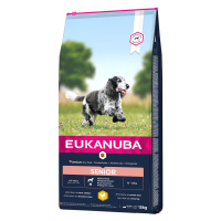 Eukanuba Caring Senior Medium Breed s kuřecím masem - 2 x 15 kg