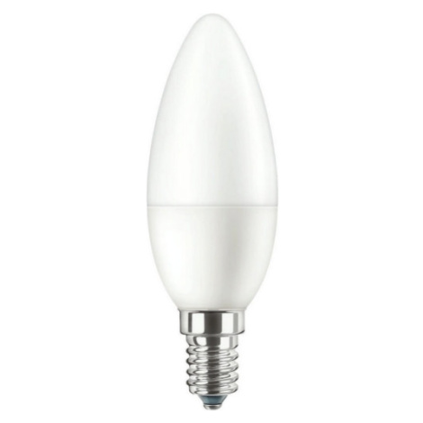 LED žárovka E14 Philips CP B35 FR 5W (40W) studená bílá (6500K), svíčka