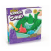 Spin Master Kinetic Sand Krabice tekutého písku s podložkou, zelená