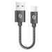 Datový kabel ALIGATOR PREMIUM 2A, USB-C 50cm, černá