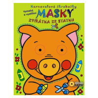 Masky - Zvířátka ze statku - Karnevalové škrabošky