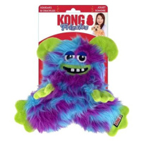 Kong Frizzles Razzle pískací plyšová hračka 6,5 × 13 × 16,5 cm