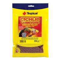 Tropical cichlid carnivore medium pellet 250g krmivo pro cichlidy
