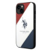 US Polo USHCP14MPSO3 hard silikonové pouzdro iPhone 14 PLUS 6.7" white Tricolor Embossed