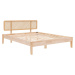 Jednolůžková postel ze smrkového dřeva s roštem v přírodní barvě 90x200 cm Izabelya – Kalune Des